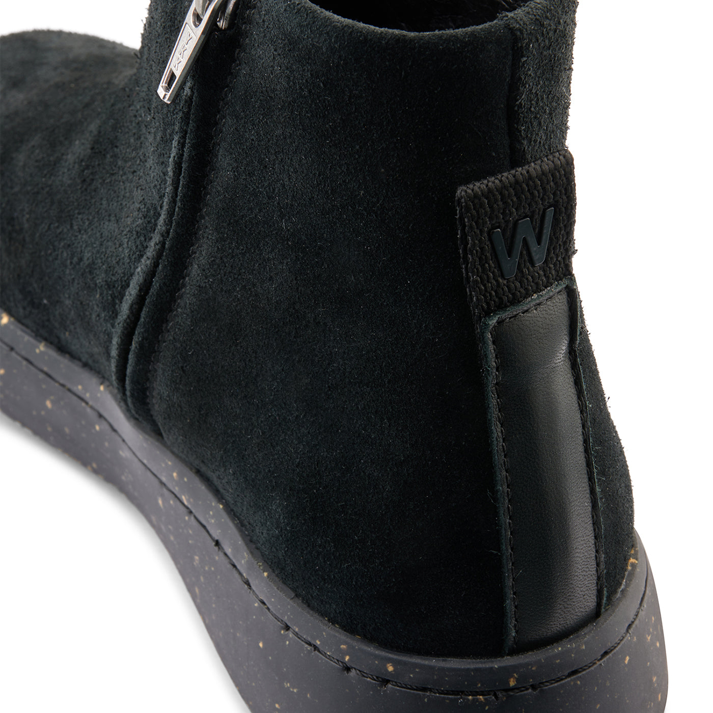 WODEN Abbi Suede  Boots 020 Black