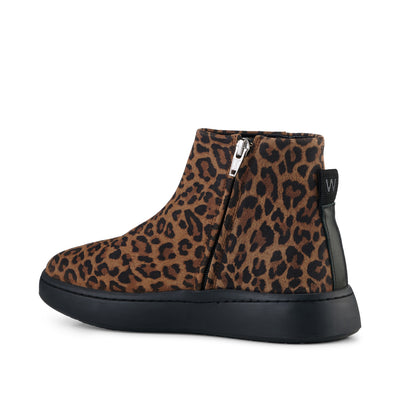 WODEN Abbi Suede Print Boots 327 Leopard