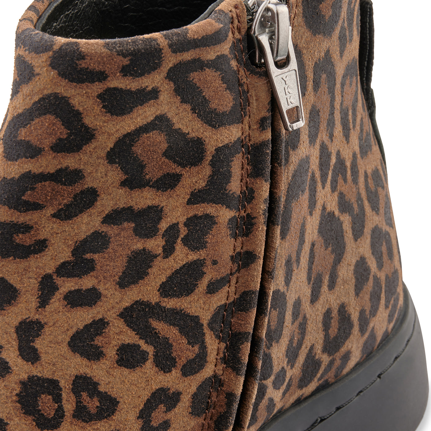 WODEN Abbi Suede Print Boots 327 Leopard