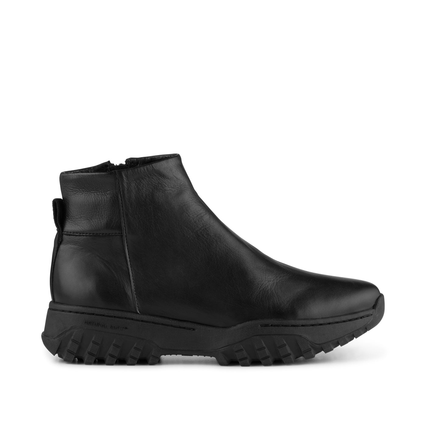 WODEN Abbi Track Leather Boots 020 Black