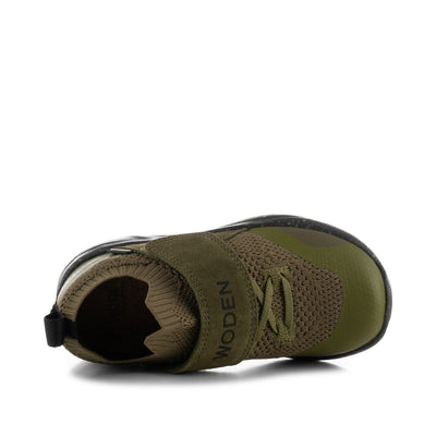 WODEN KIDS Alex Waterproof Sneakers 295 Dark Olive