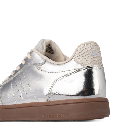 WODEN Bjork Leather Sneakers 039 Silver