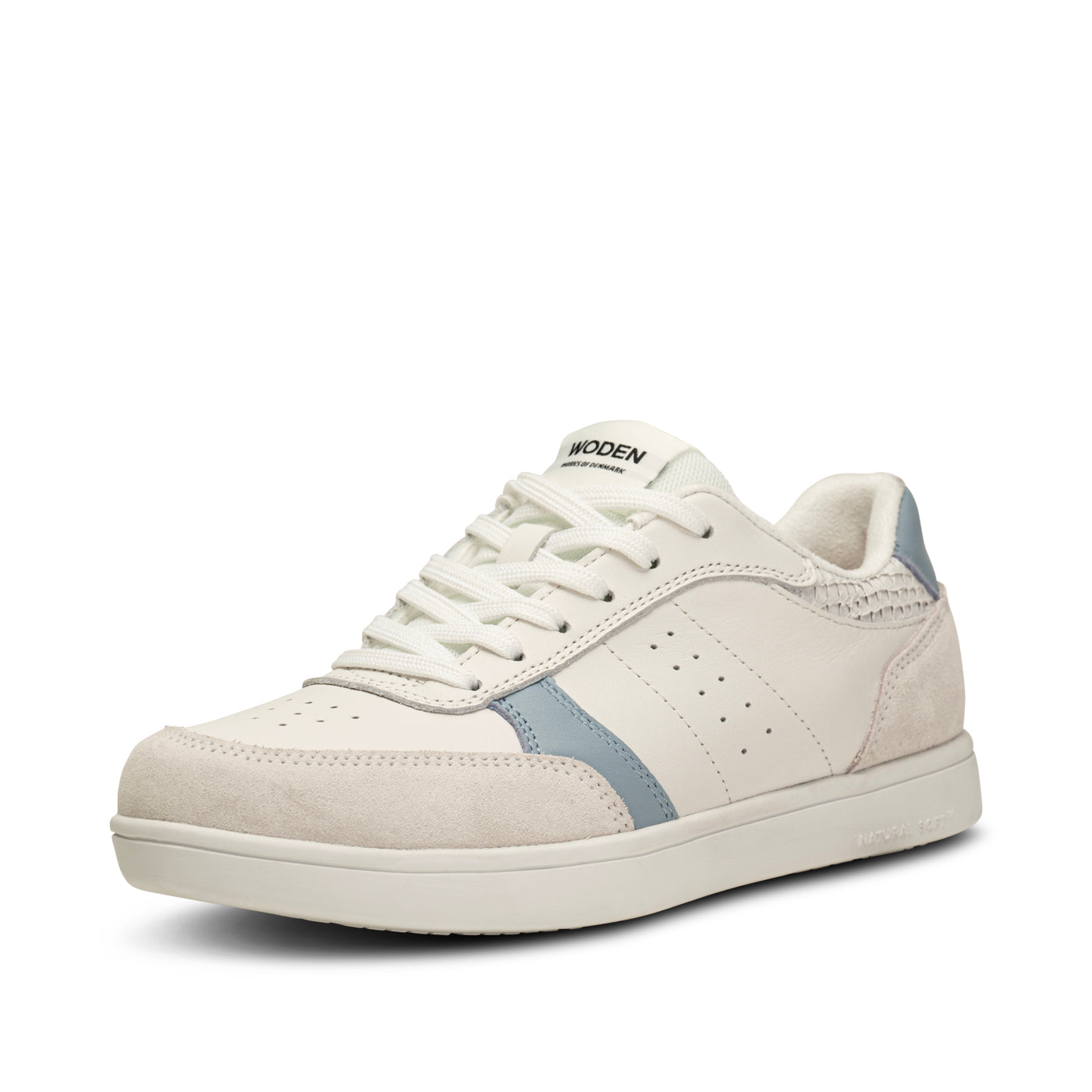 WODEN Bjork Mix Sneakers 947 Ice Blue/Blanc de Blanc