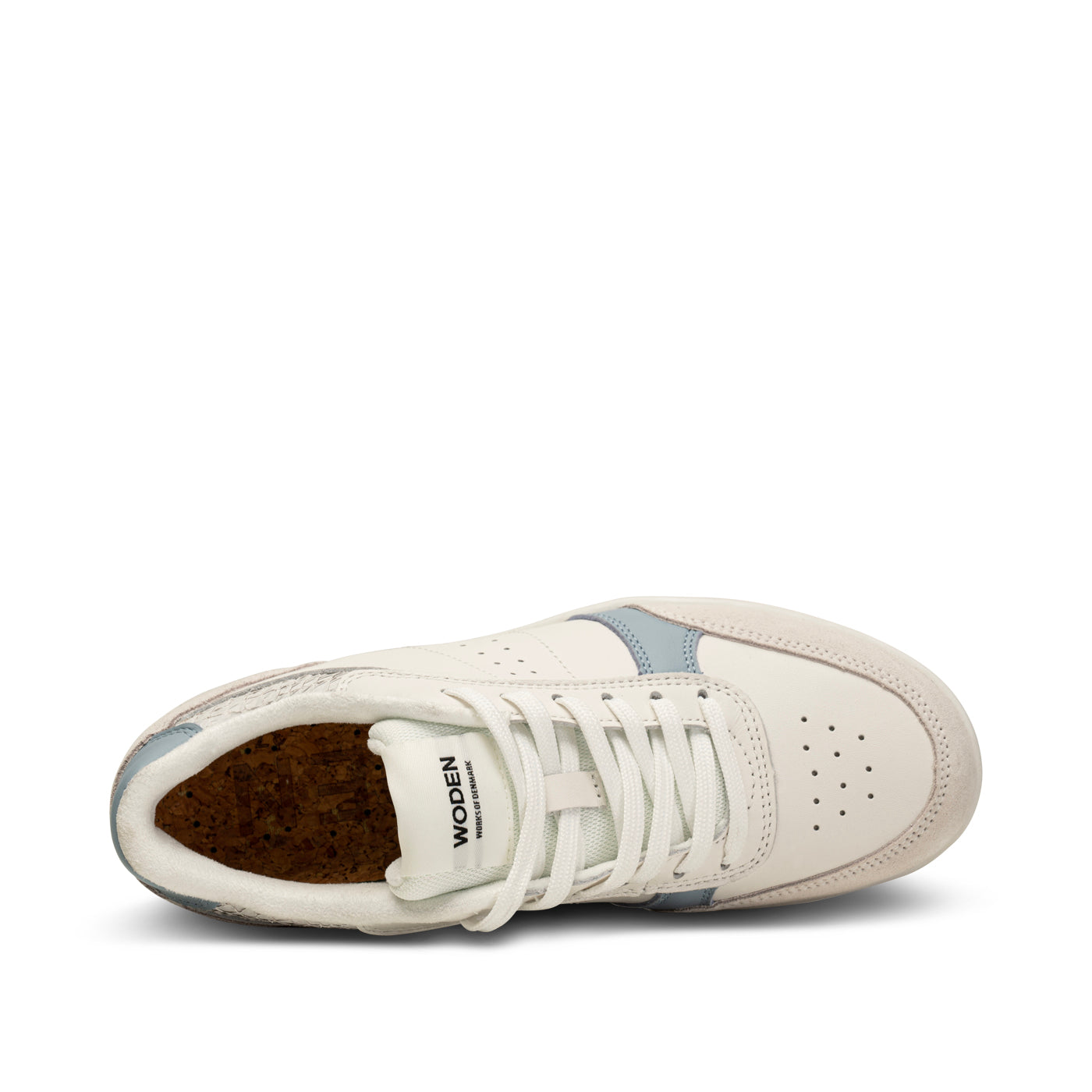 WODEN Bjork Mix Sneakers 947 Ice Blue/Blanc de Blanc