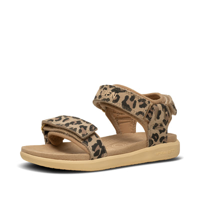 WODEN KIDS Cirkeline Leo Suede Sandals 327 Leopard