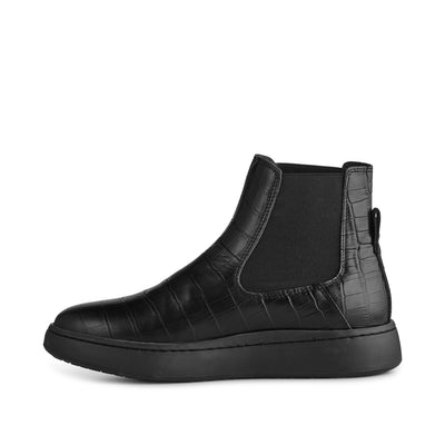 WODEN Hannah Croco Boots 020 Black