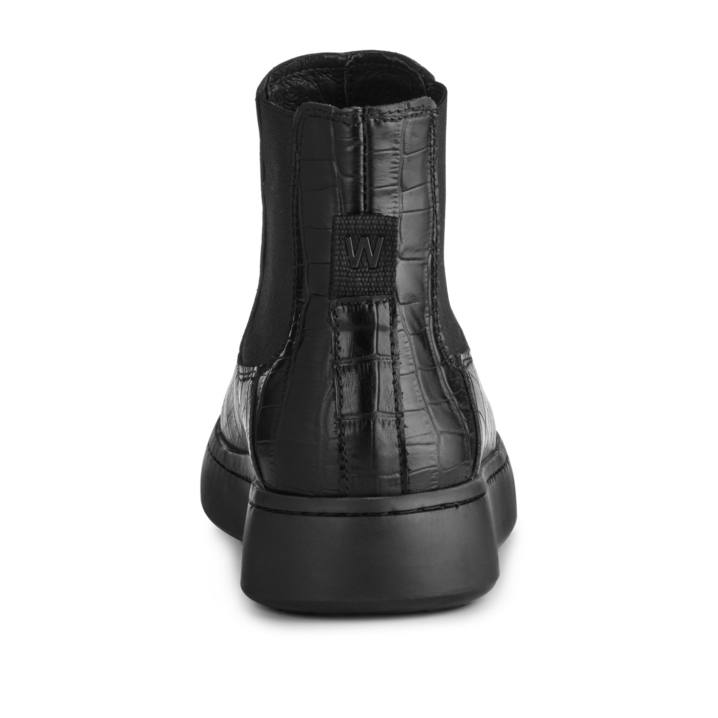 WODEN Hannah Croco Boots 020 Black