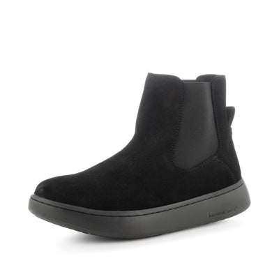 WODEN Hannah Suede Boots 020 Black