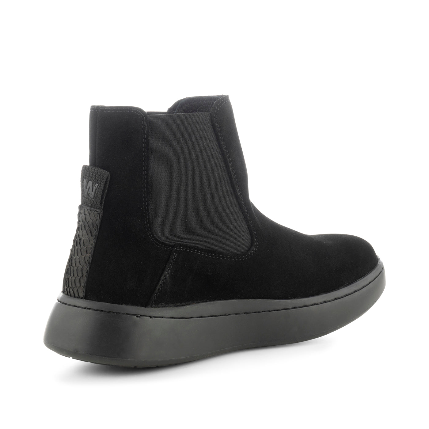 WODEN Hannah Suede Boots 020 Black