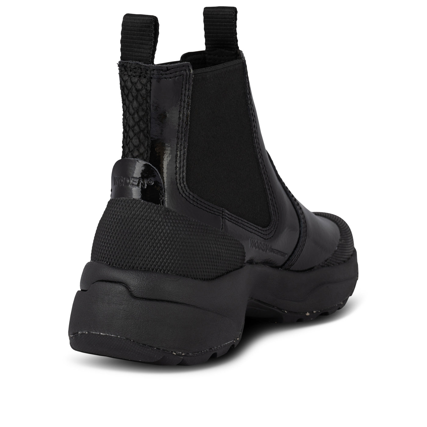 WODEN Hega Patent Waterproof Boots 020 Black