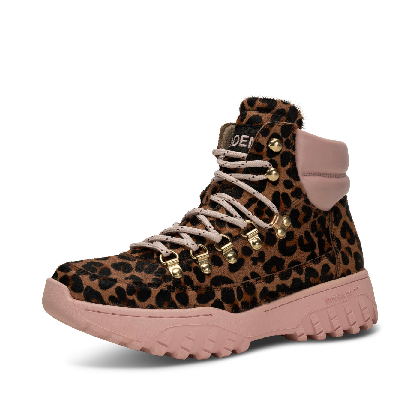 WODEN Iris Track LH Boots 968 Ballerina/Leopard