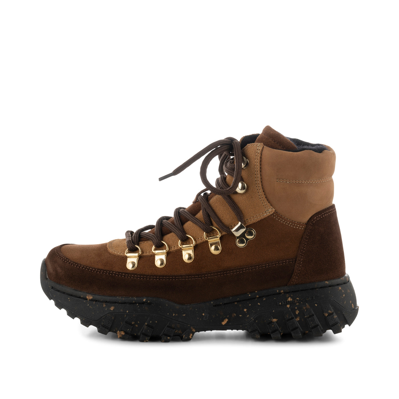 WODEN Iris Track Multi Suede Boots 811 Brown Multi