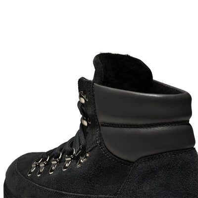 WODEN Iris Track Suede Boots 051 Dark Grey