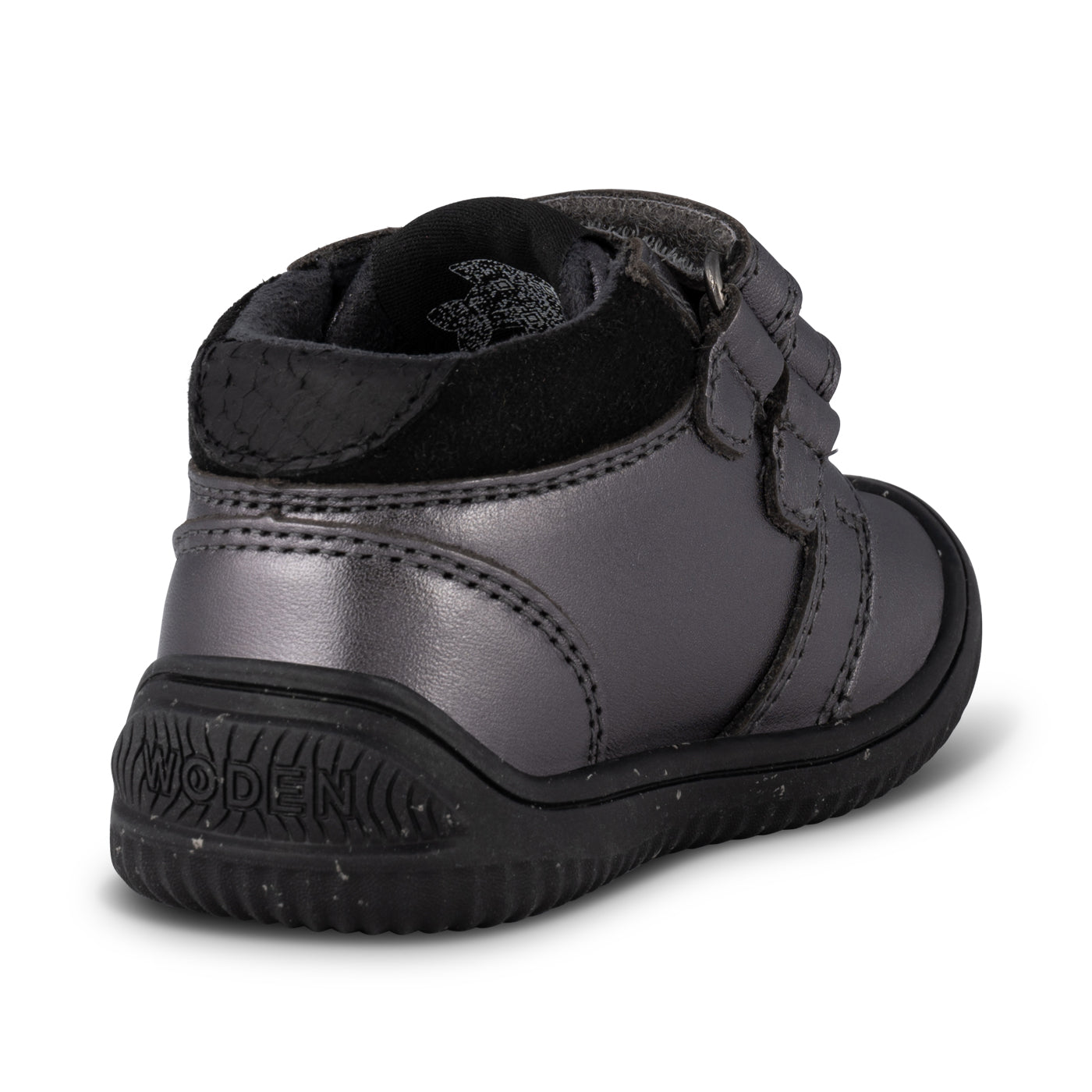 WODEN KIDS JS_Tristan Leather Prewalker 047 Gunmetal