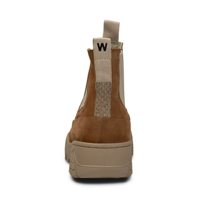 WODEN Le Chelsea Suede Boots 859 Hot Cocoa