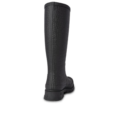 WODEN Le Croco Waterproof Rubber Boots 020 Black