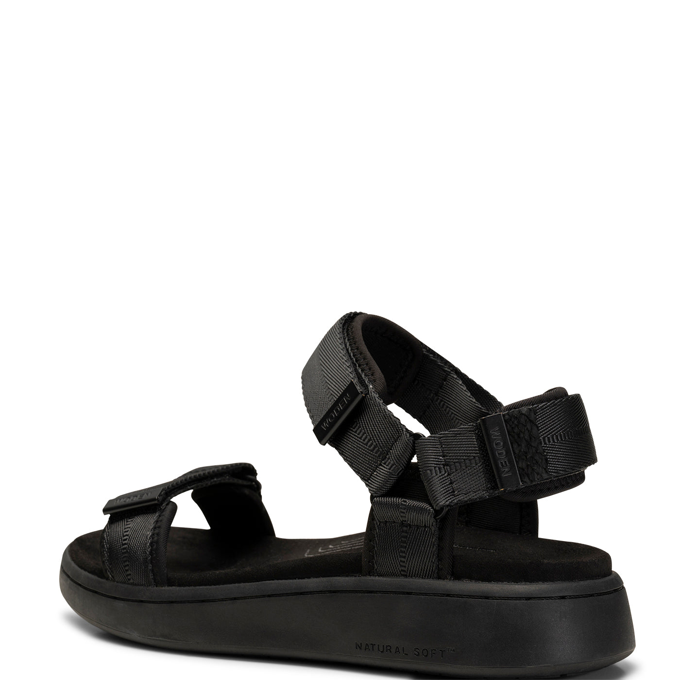 WODEN Line Sandals 021 Black/Black