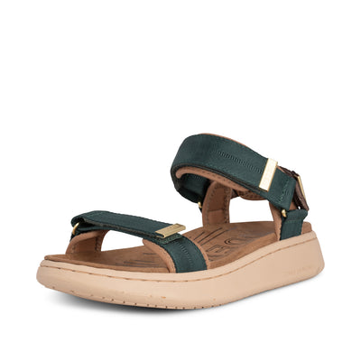 WODEN Line Sandals 524 Deep Forest/Chocolate