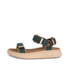 WODEN Line Sandals 524 Deep Forest/Chocolate