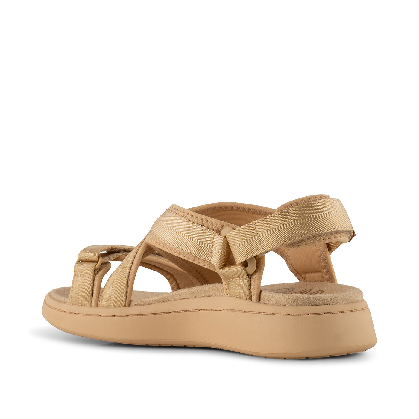 WODEN Line Cross Sandals 705 Beige