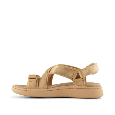 WODEN Line Cross Sandals 705 Beige