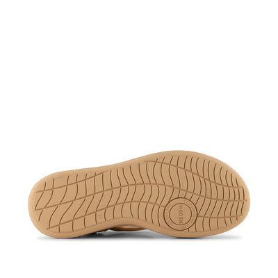 WODEN Line Cross Sandals 705 Beige