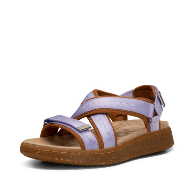 WODEN Line Cross Sandals 906 Orchid/Brown Sugar