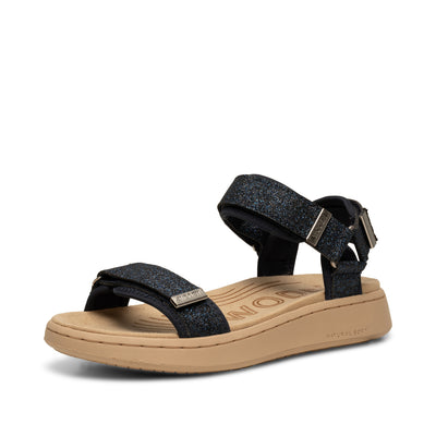 WODEN Line Glitter Sandals 009 Dark Navy