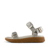 WODEN Line Glitter Sandals 039 Silver