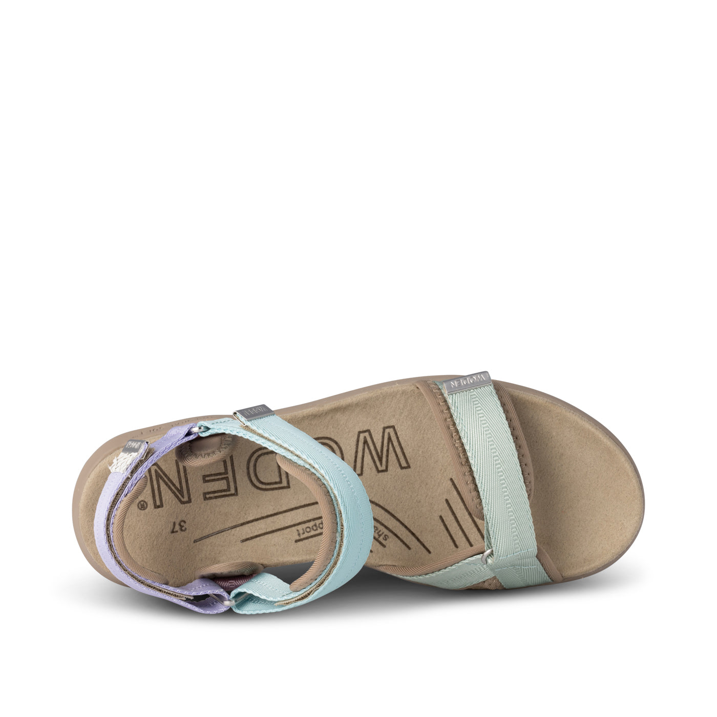 WODEN Line Lite Sandals 114 Frost Sky Multi