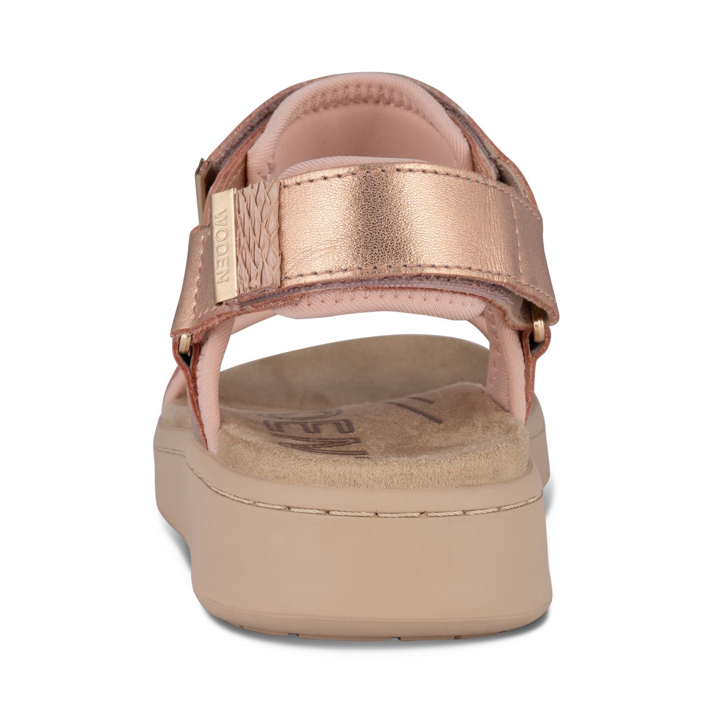 WODEN Line Metallic Sandals 023 Rose