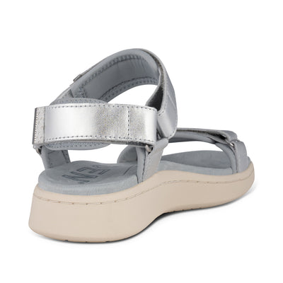 WODEN Line Metallic Sandals 039 Silver