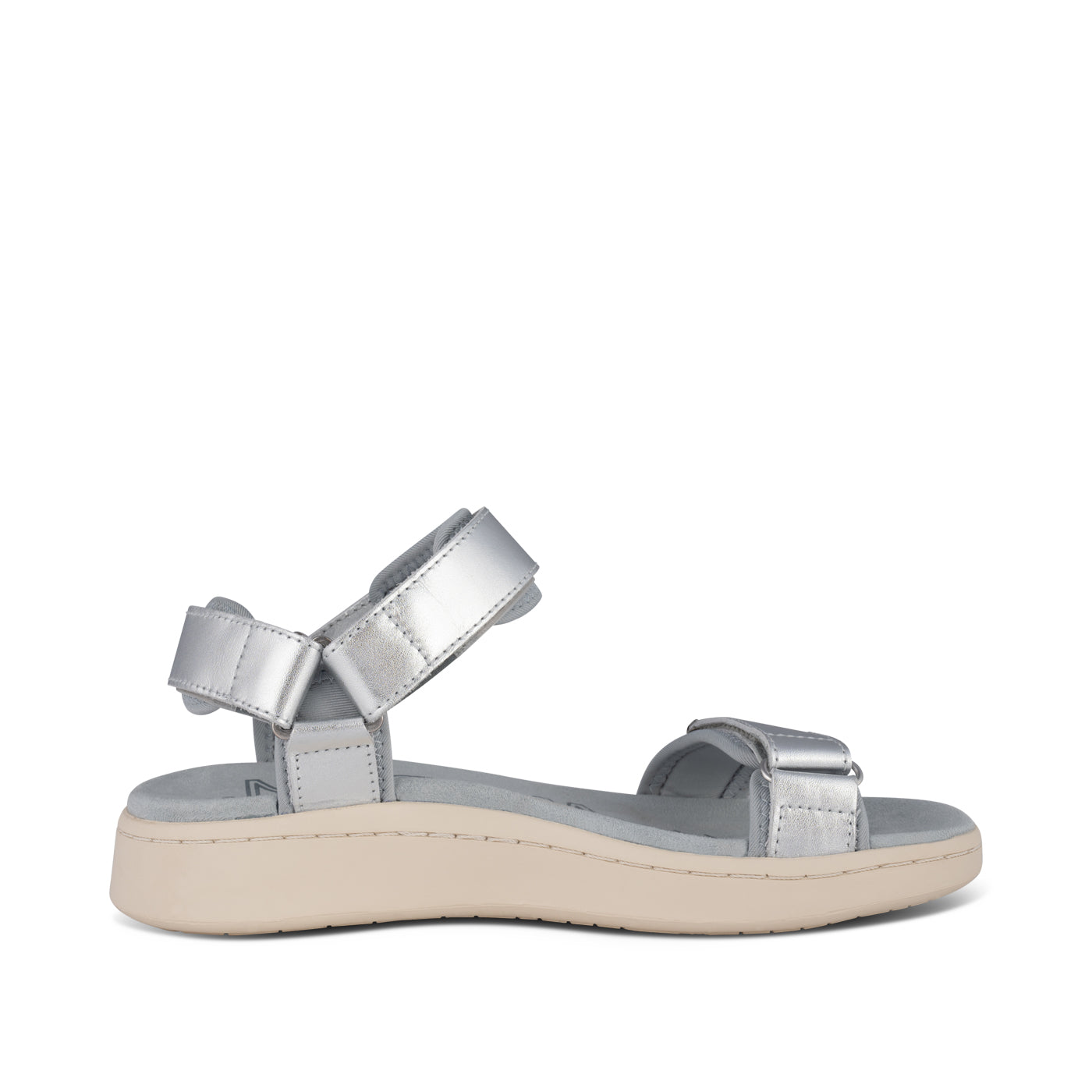 WODEN Line Metallic Sandals 039 Silver