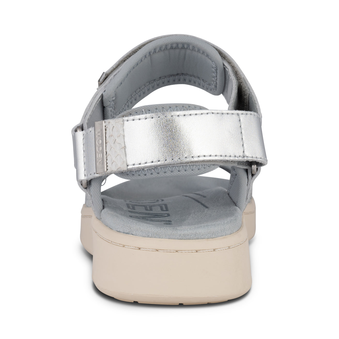 WODEN Line Metallic Sandals 039 Silver