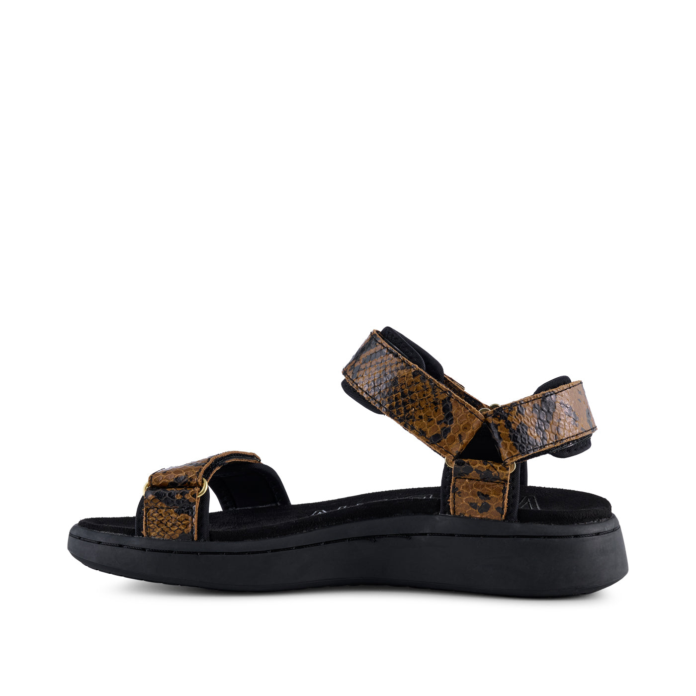 WODEN Line Snake Sandals 085 Brown Snake