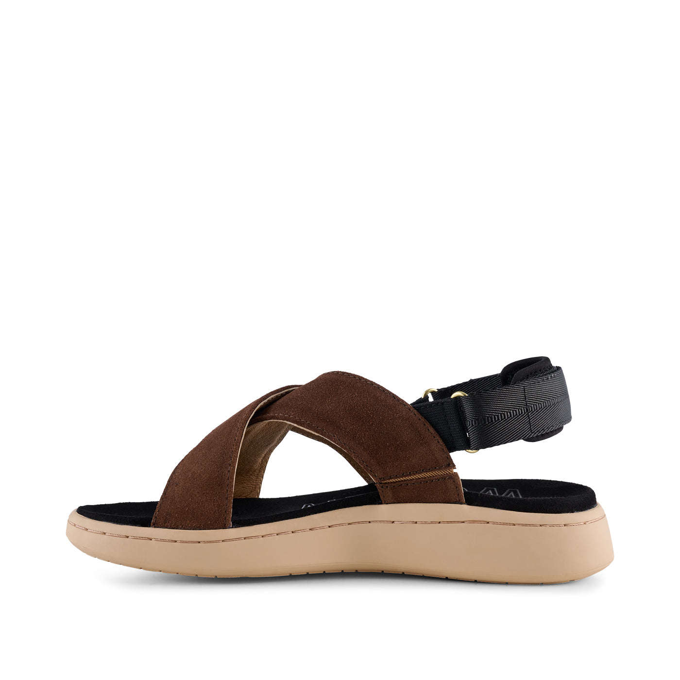 WODEN Luna Suede Sandals 067 Brown