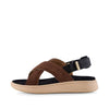 WODEN Luna Suede Sandals 067 Brown