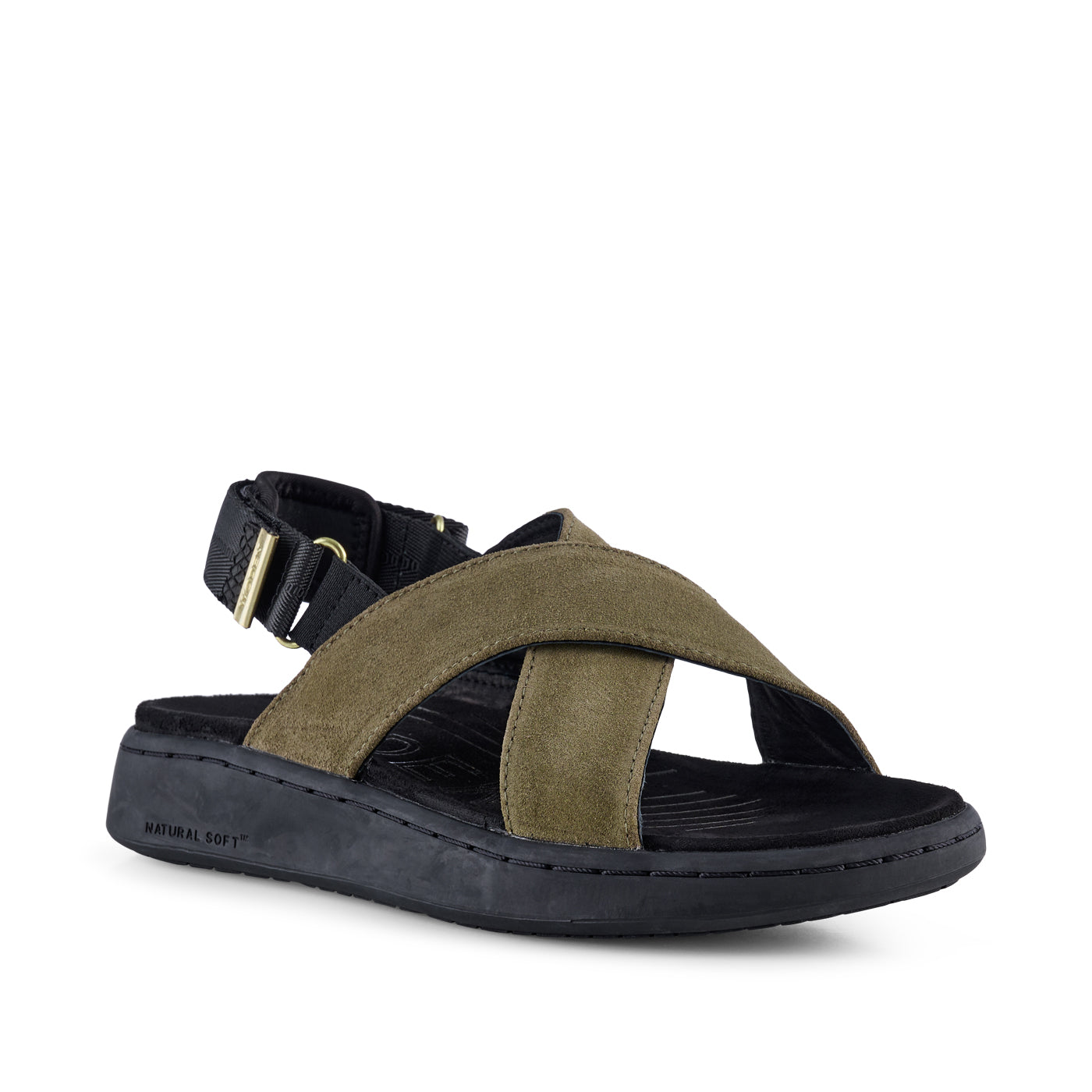 WODEN Luna Suede Sandals 810 Leaf