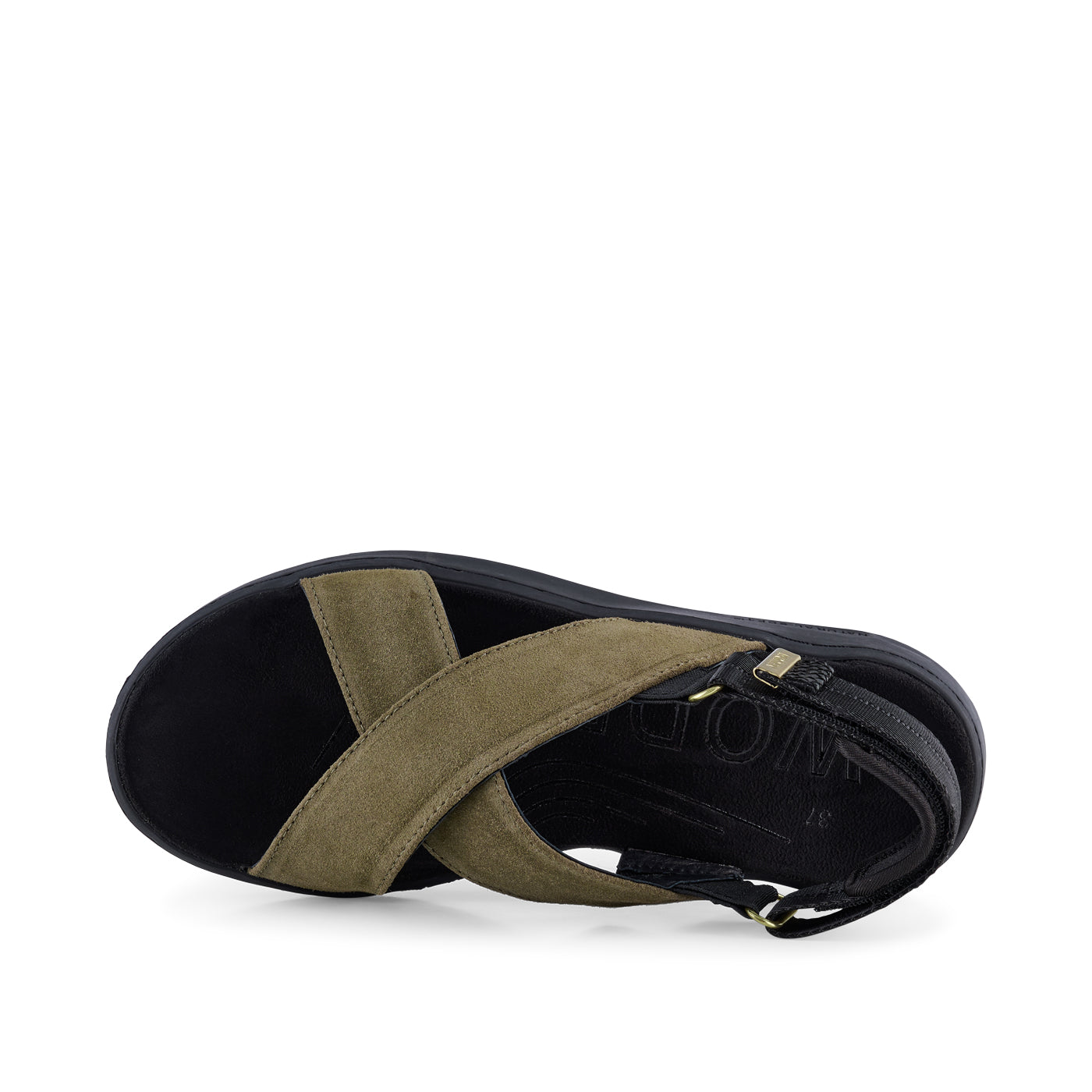 WODEN Luna Suede Sandals 810 Leaf