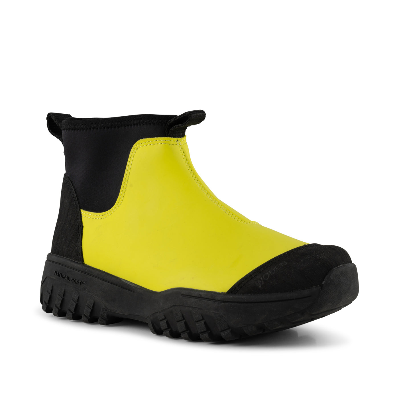 WODEN Magda Low Waterproof Rubber Boots 601 Neon Yellow