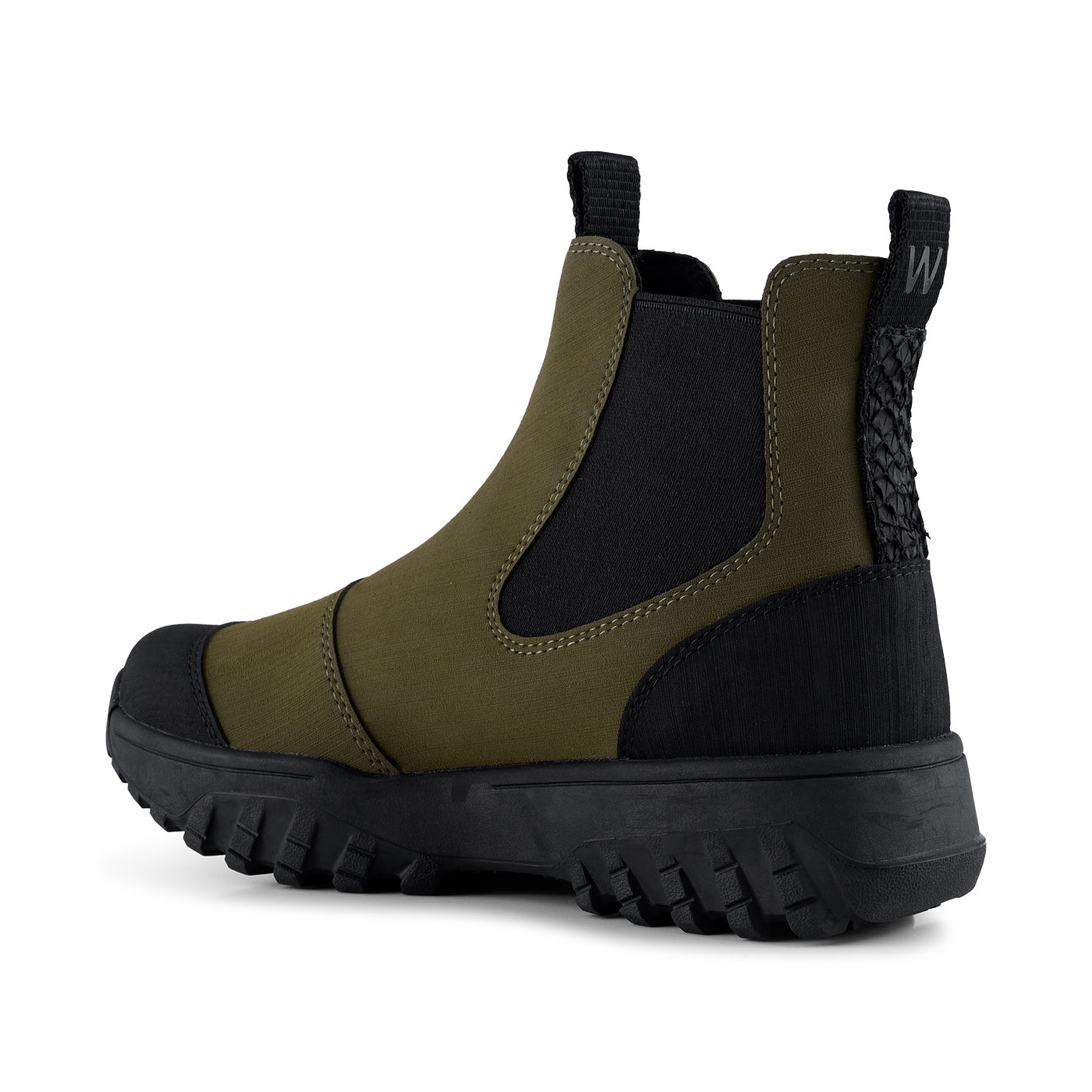 WODEN Magda Track Warm Waterproof Rubber Boots 295 Dark Olive