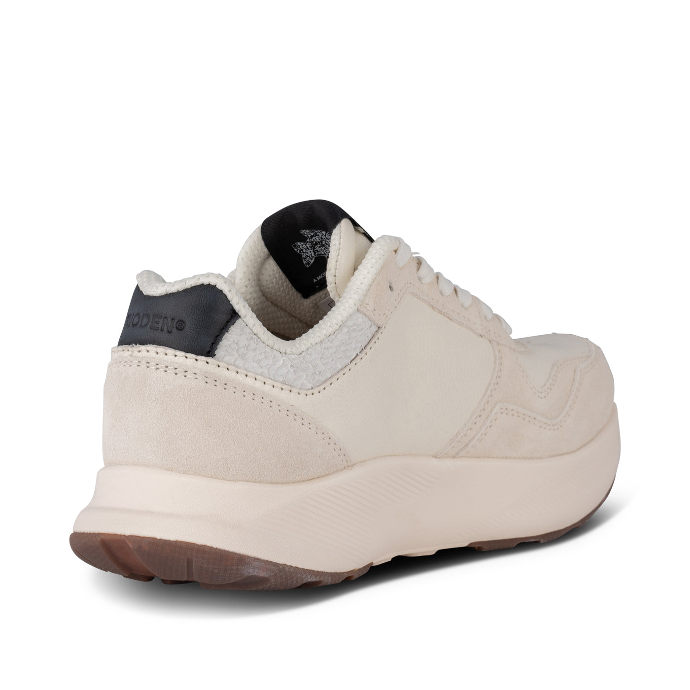 WODEN Mathilde Runner Leather Sneakers 511 Blanc de Blanc