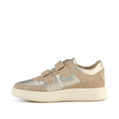 WODEN Monica Metallic Nylon Sneakers 400 Champagne