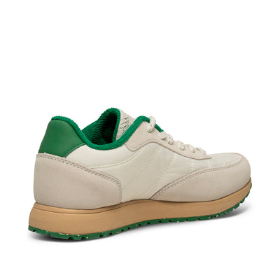 WODEN Nellie Vintage Sneakers 292 Blanc De Blanc/Basil