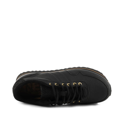 WODEN Nora III Full Leather Plateau Plateau 020 Black