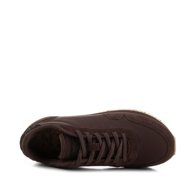 WODEN Nora III Leather Sneakers 780 Fudge