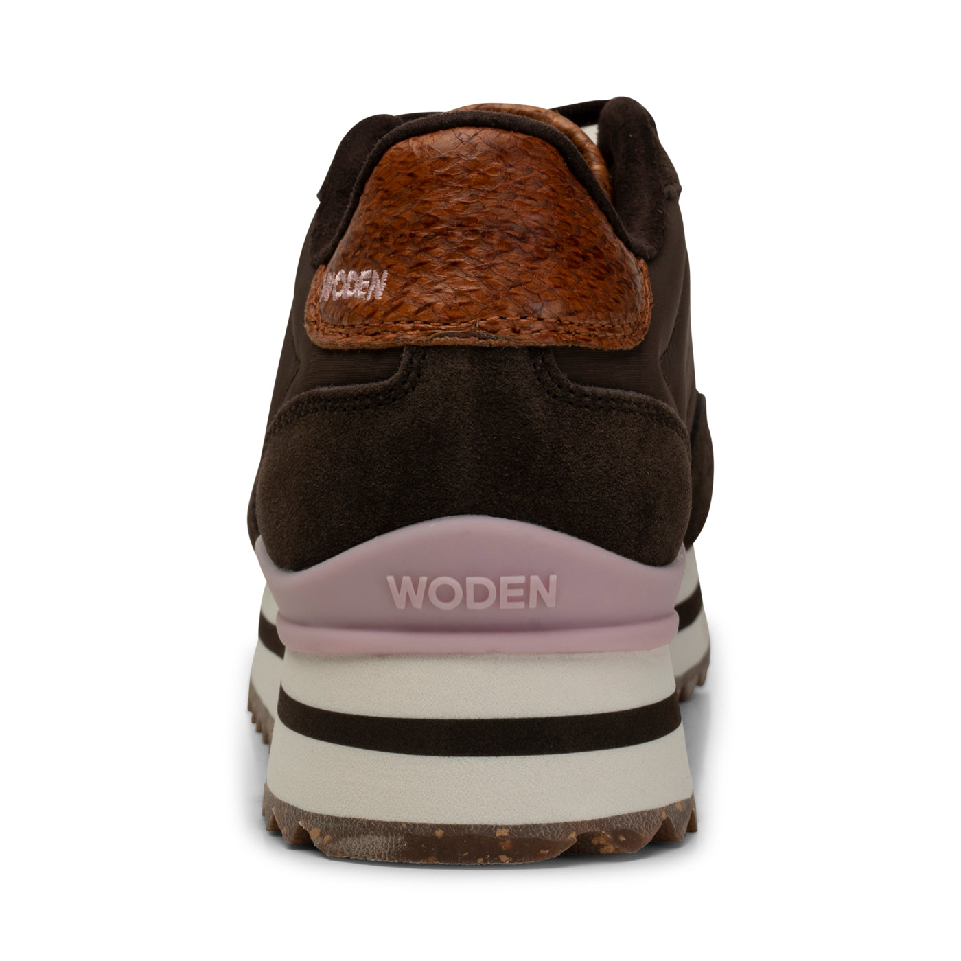 WODEN Nora III Leather Plateau Plateau 063 Chocolate