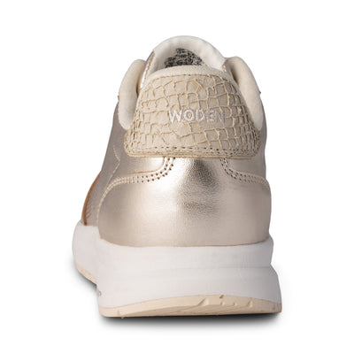 WODEN Nora Natural Soft Metallic Sneakers 045 Gold