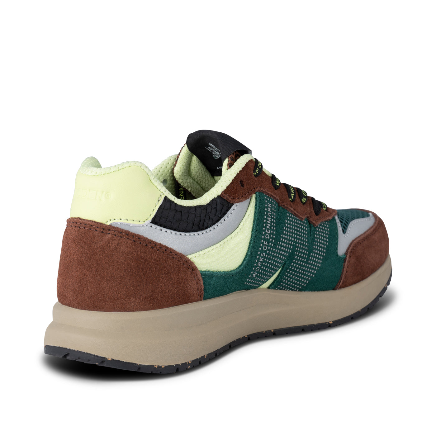 WODEN Rigmor Open Mesh Sneakers 313 Sepia/Deep Forest