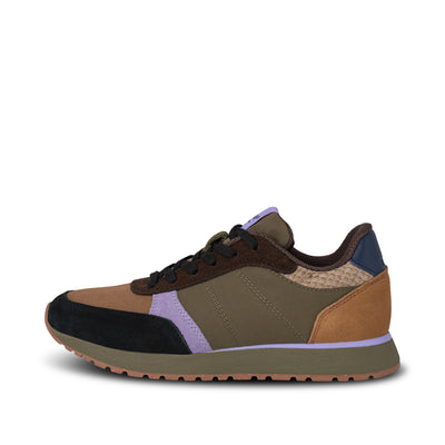 WODEN Ronja Sneakers 214 Dark Olive/Orchid